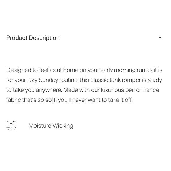 Vuori Lux Casual Racerback Tank Relaxed Crop‎ Jumpsuit Blsck Women's Size XL - Picture 8 of 11